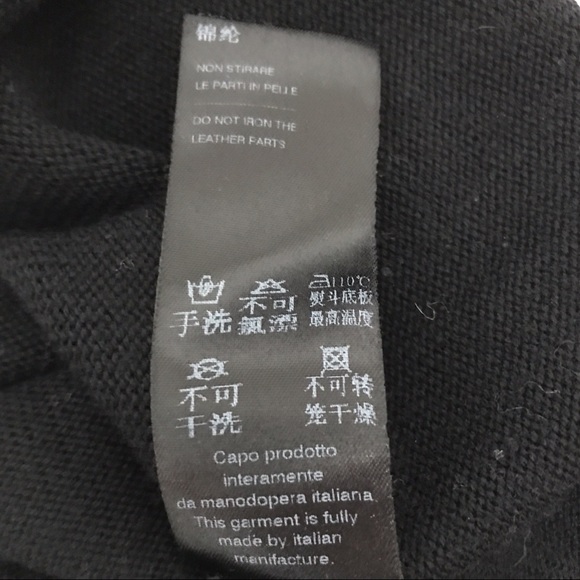 D. Exterior Asymmetrical Zip Collar Turtleneck - Picture 13 of 13